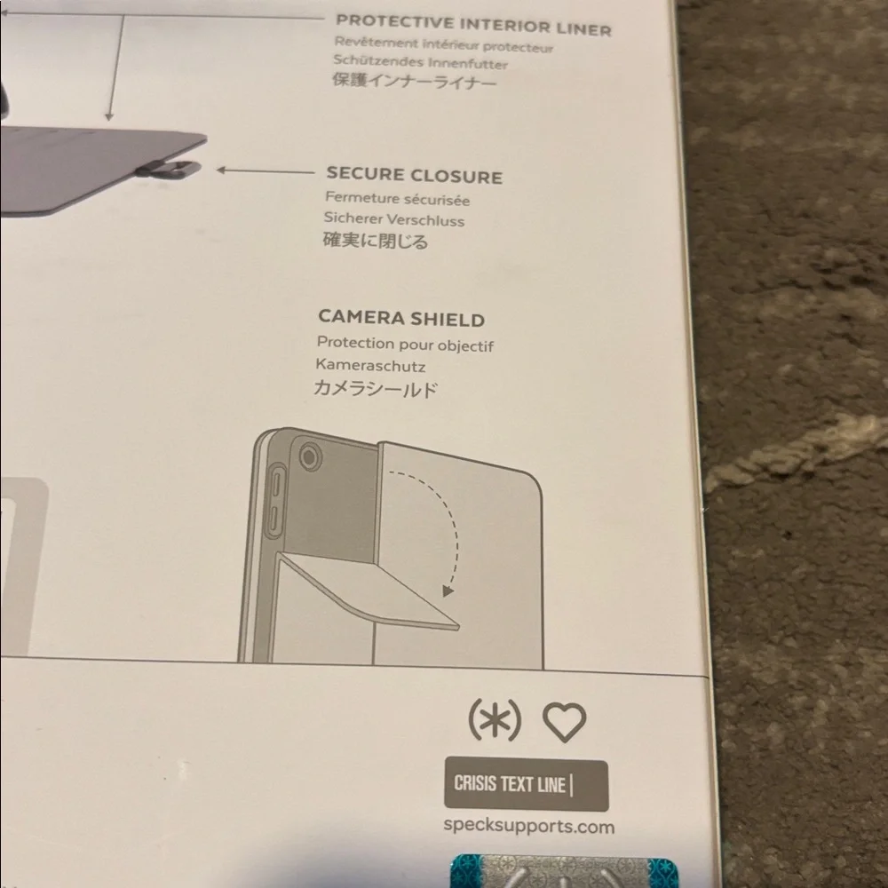 Speck Black Balance Folio for iPad 10.2” (2019-2021)
